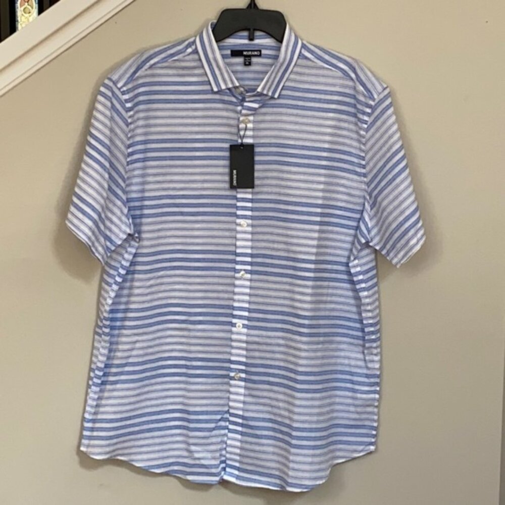 Murano Cotton Short Sleeve Shirt.
